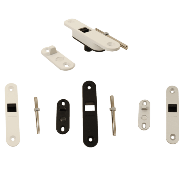 Serratura infilare Gancio Atomo per Porta Scorrevole Frontale Tondo mm.18x85 Varie Finiture | Saletta